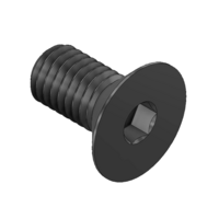 MODULAR SOLUTIONS BLACK OXIDE PLATED FASTENER&lt;BR&gt;M8 X 16MM FLAT HEAD CAP SCREW - COUNTERSUNK